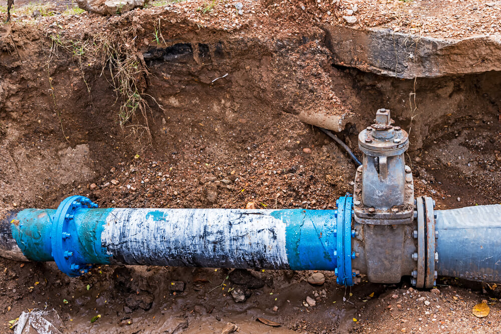 Water seeping in through main water line pvc pipe area. : r/Renovations